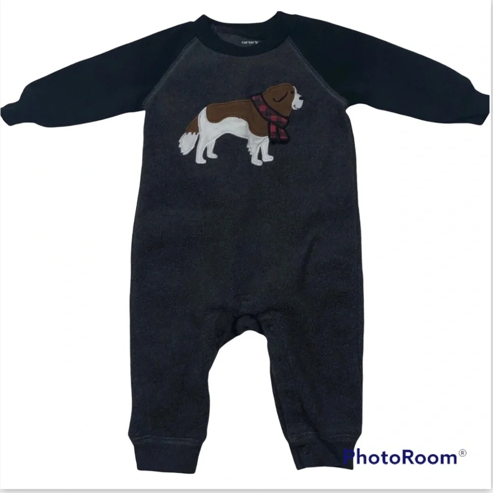 Carters Big Dog Romper One Piece 6 months - Picture 1 of 11